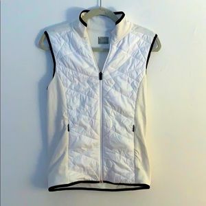 Athleta White vest size large!